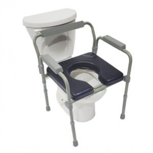 Padded Folding Commode Chair